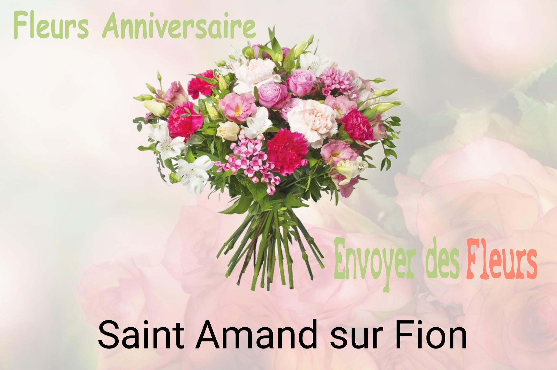 Bouquet de fleurs d’anniversaire livré à Saint-Amand-sur-Fion