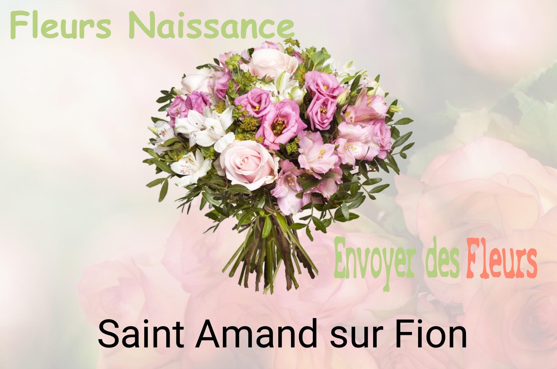 Bouquet de fleurs de naissance livré à Saint-Amand-sur-Fion